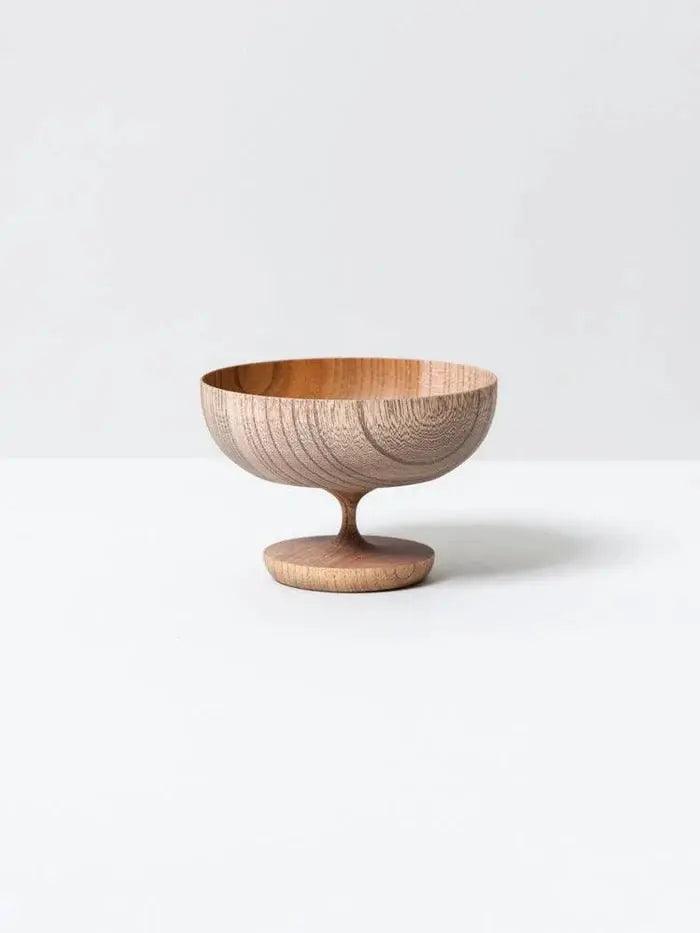 Sinafu Small Stand Bowl - Hotei (Smoky Grey) - EarthLoom
