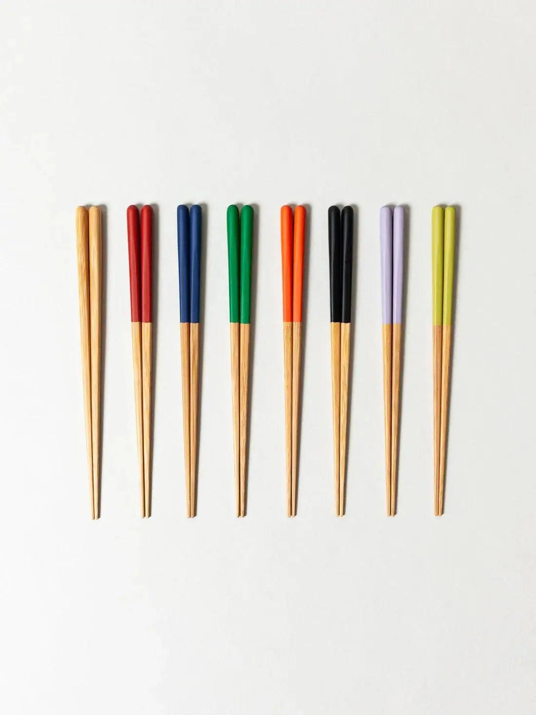 Susu Bamboo Round Chopsticks - EarthLoom