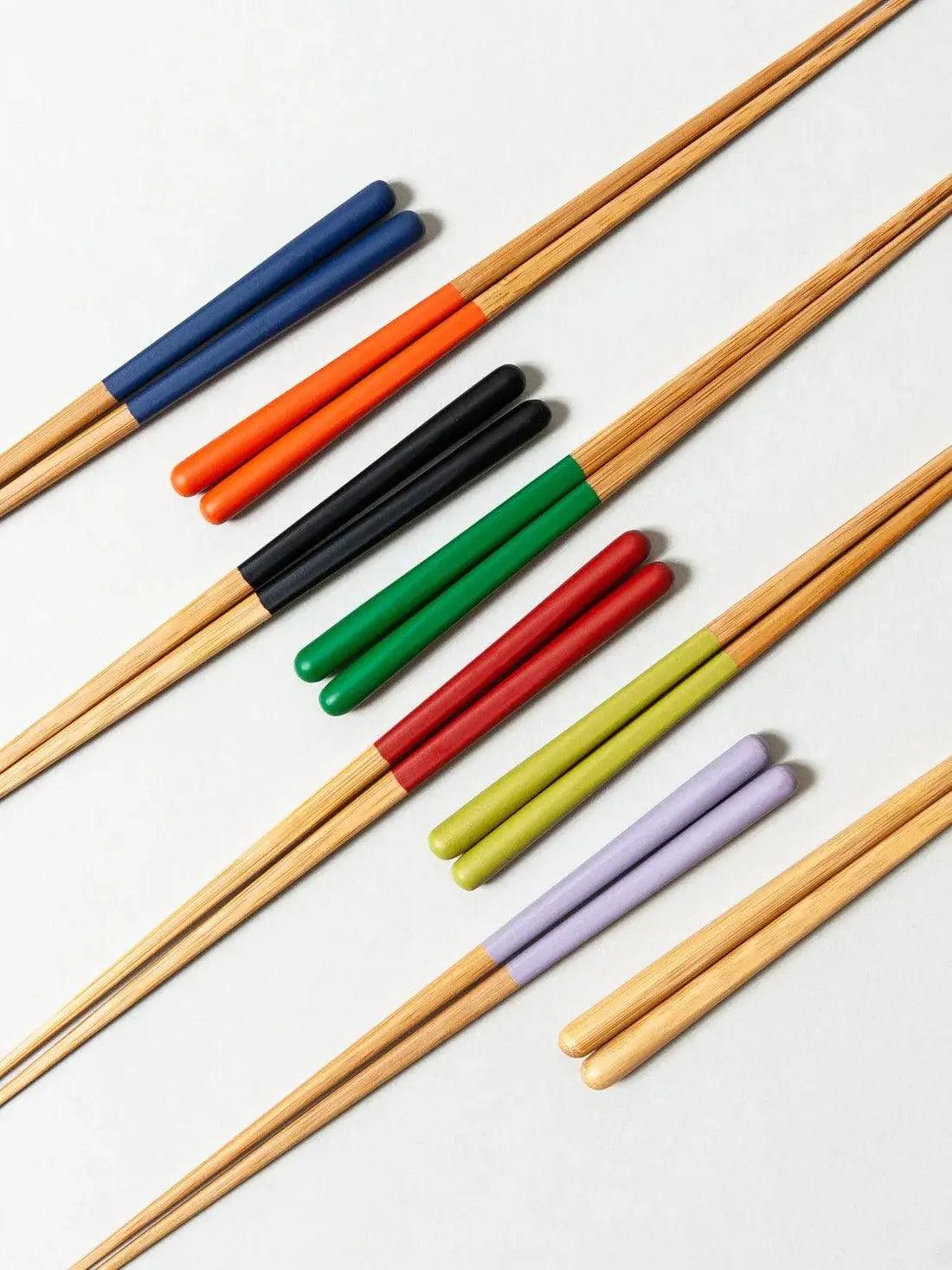 Susu Bamboo Round Chopsticks - EarthLoom