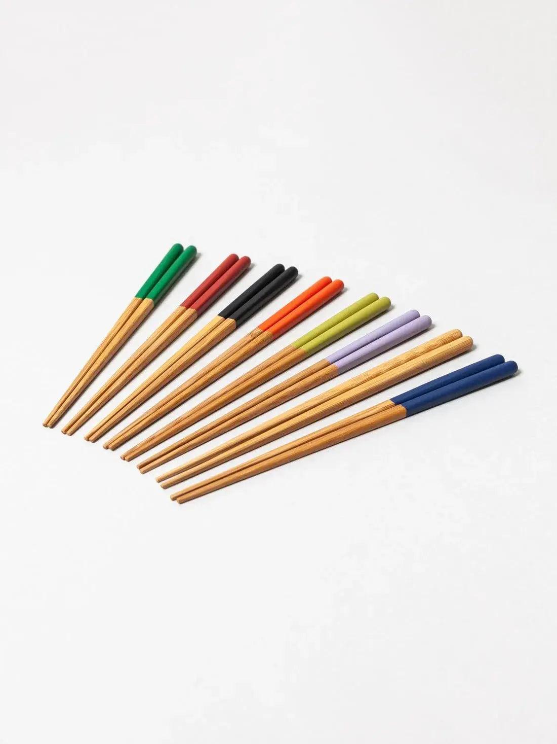 Susu Bamboo Round Chopsticks - EarthLoom