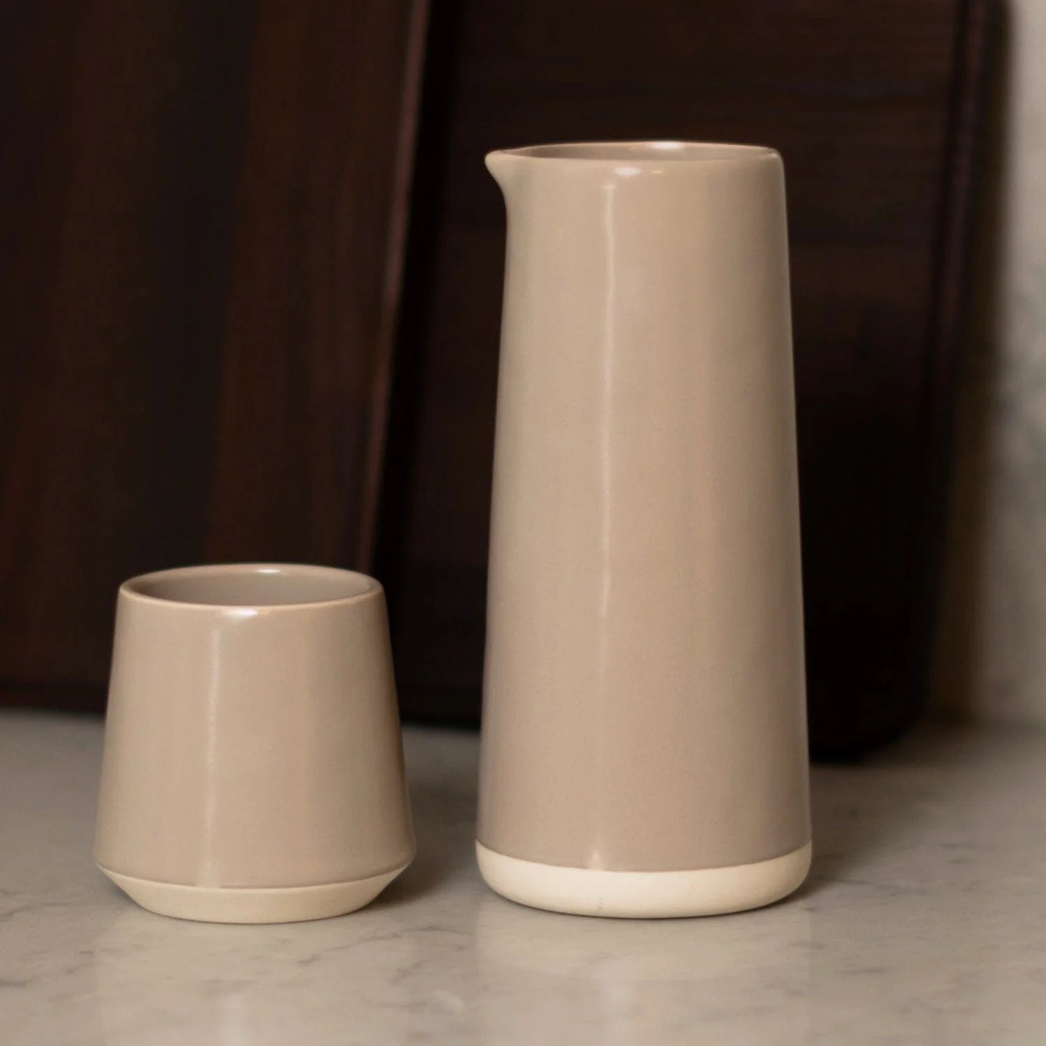 Fable Stoneware Water Carafe