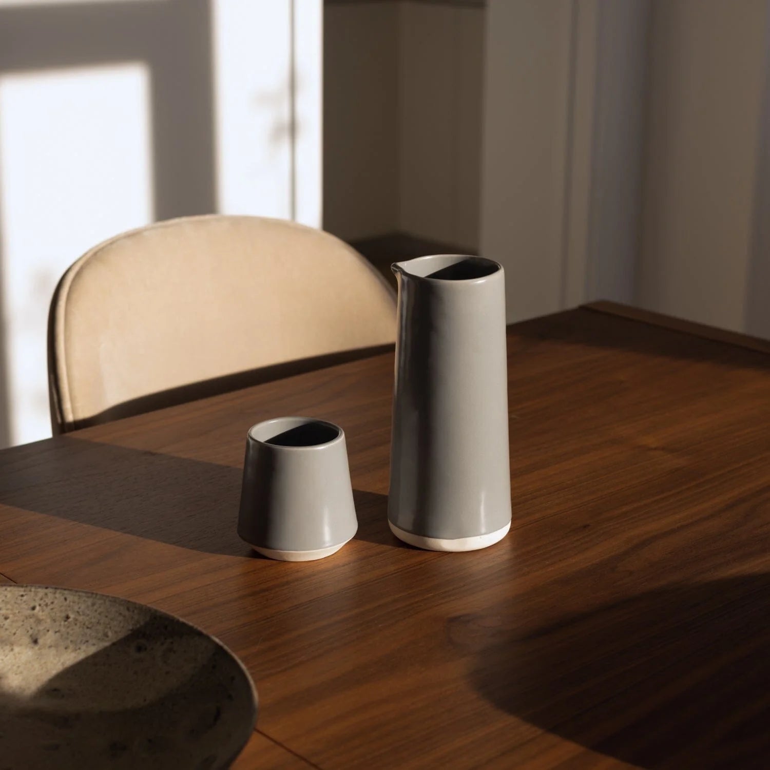 Fable Stoneware Water Carafe