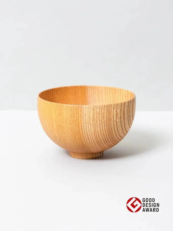 Tsumugi Wooden Bowl - Sensai, Black - EarthLoom