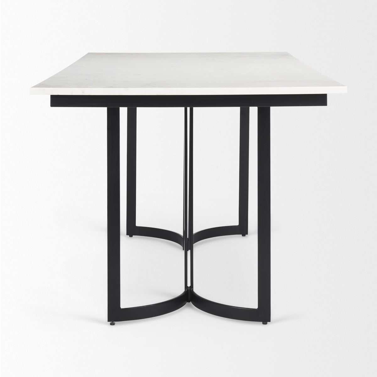 Tanner dining table, side view