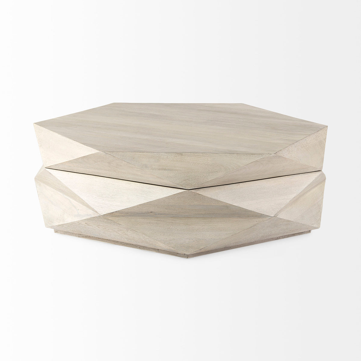 Arreto 48" Hexagonal Storage Coffee Table