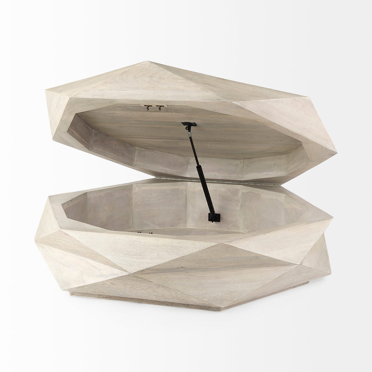 Arreto 48" Hexagonal Storage Coffee Table