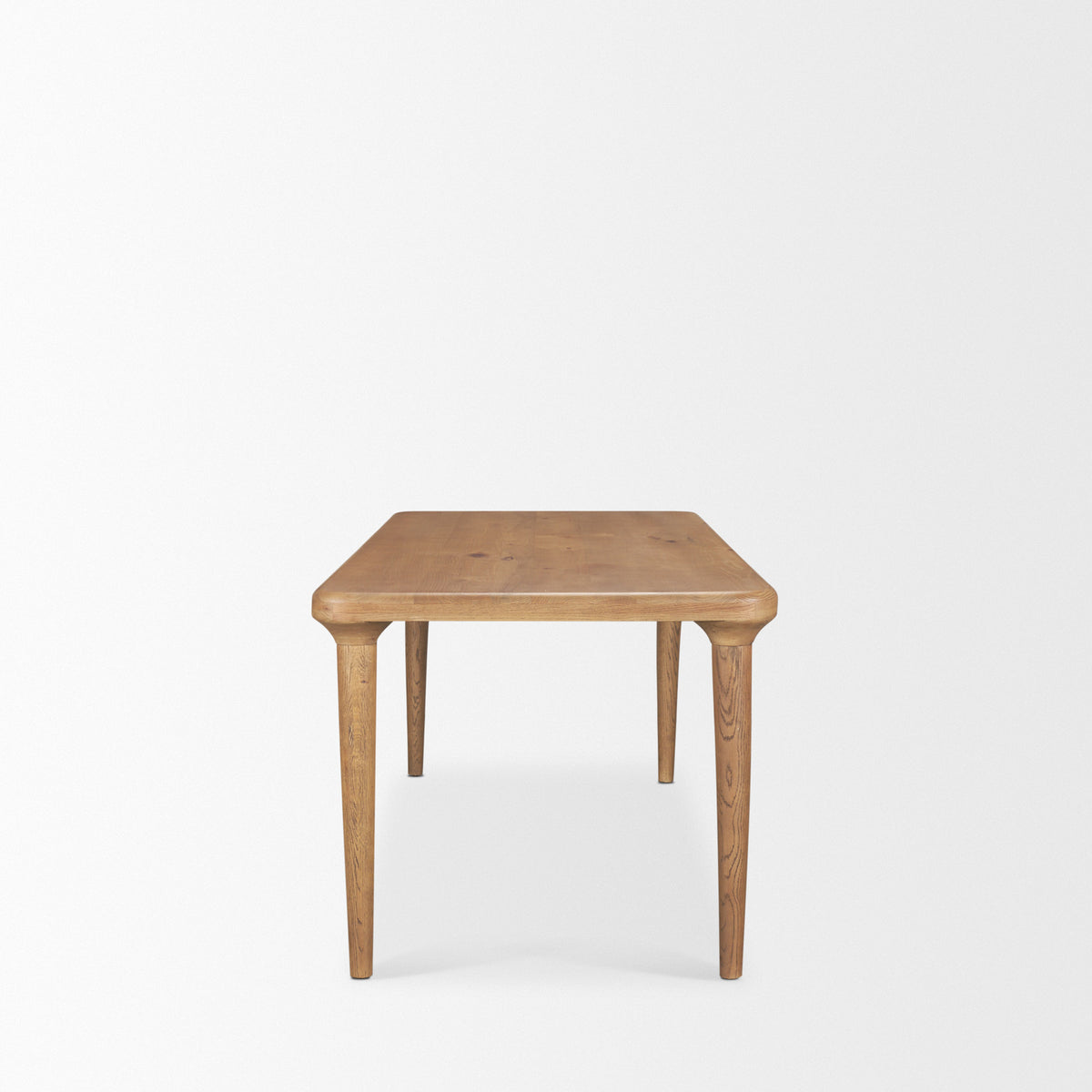 Suvan dining table, side view
