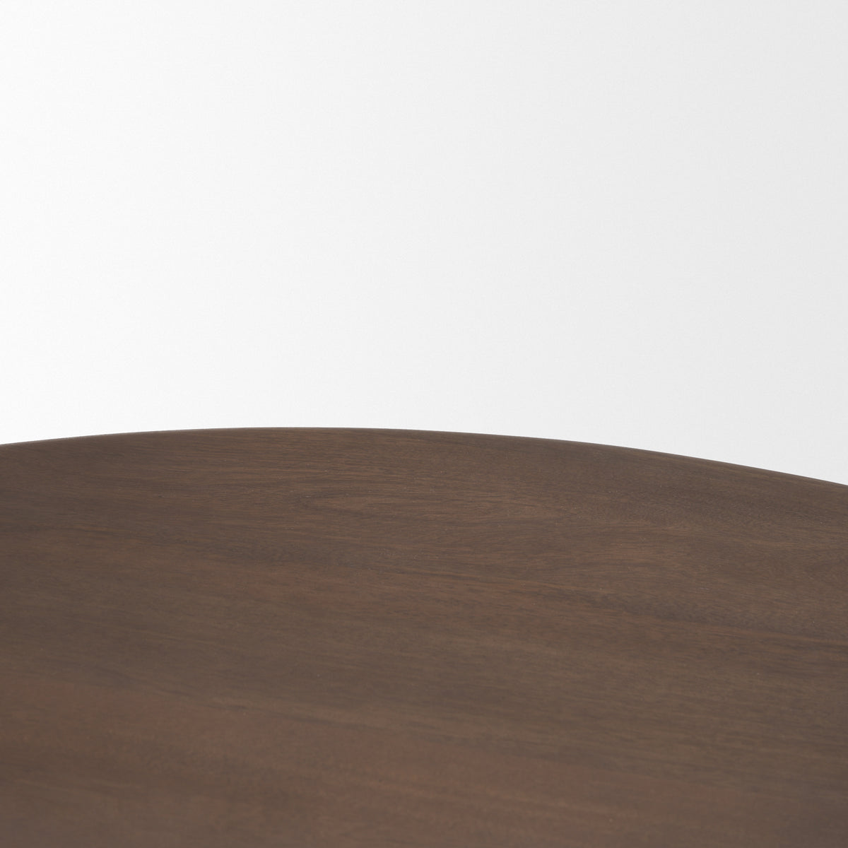 Shima dark brown mango wood top detail