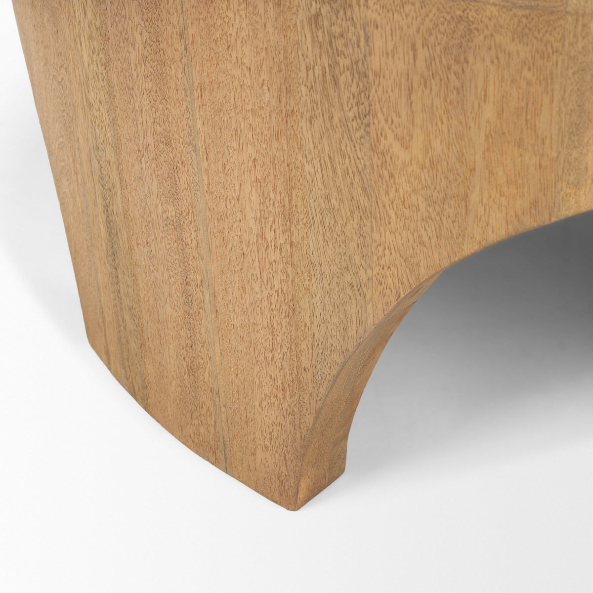 Shima coffee table arched leg detail