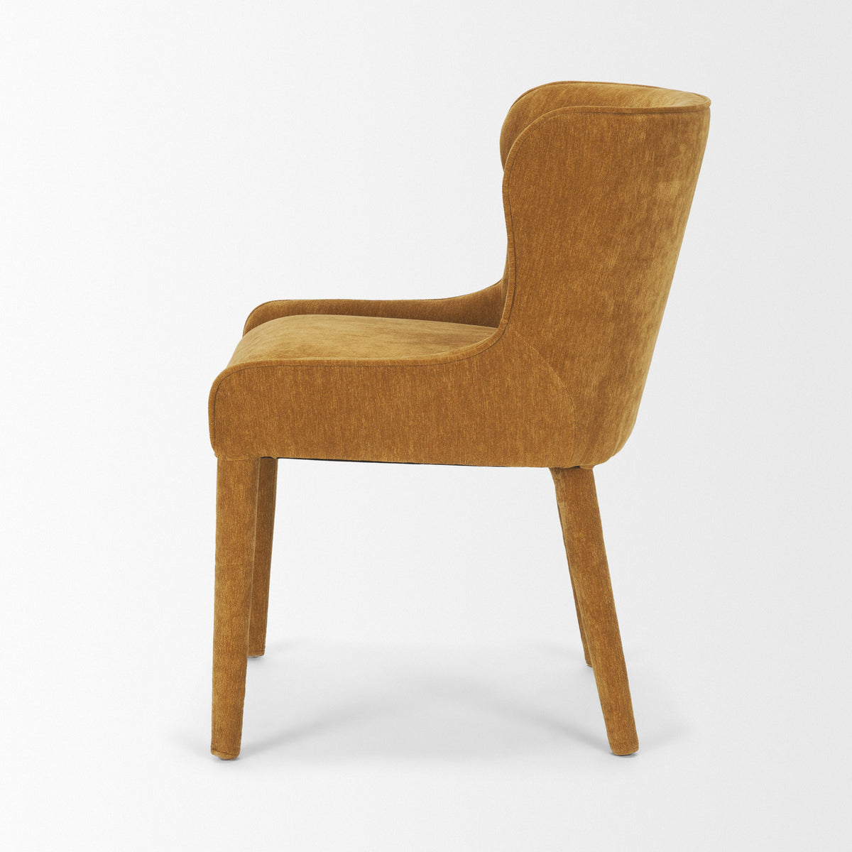 Nolan rust chenille, side view