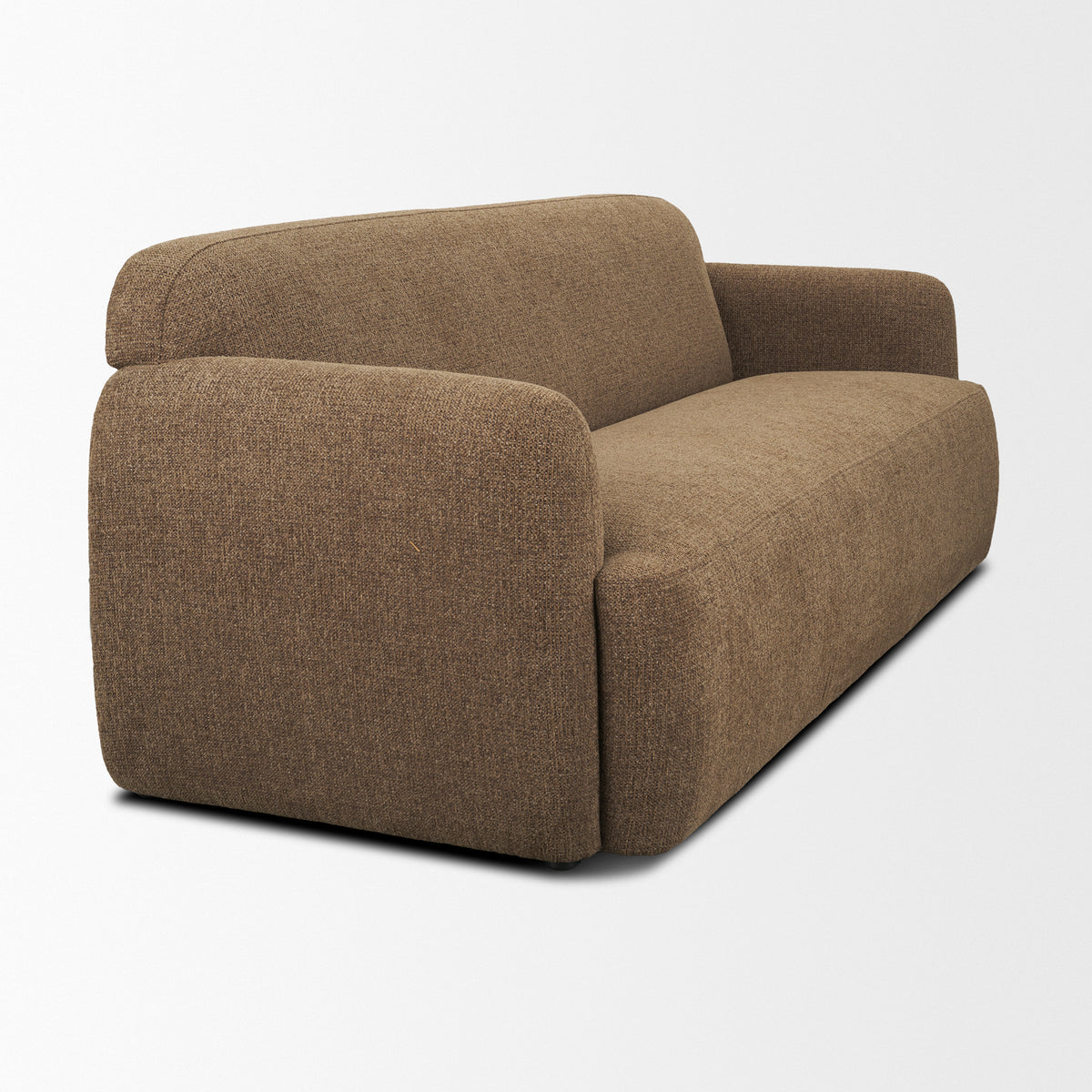 Saga sofa brown, fabric detail