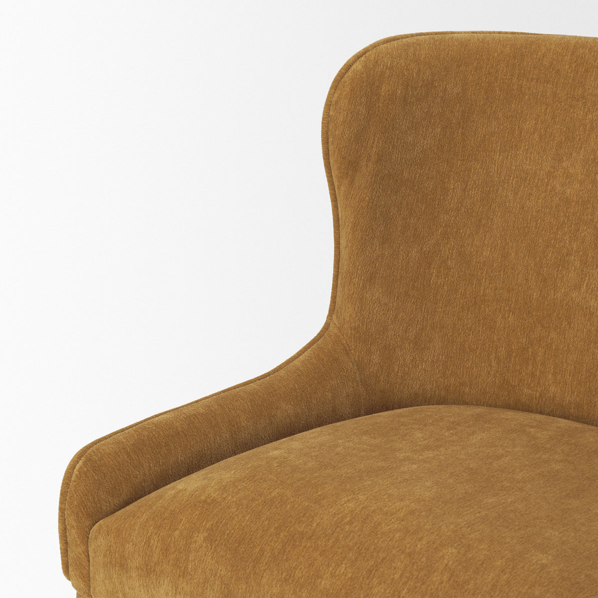 Nolan rust chenille, seat detail