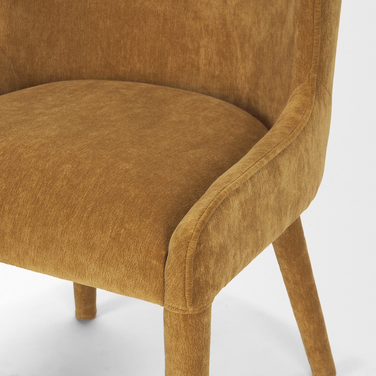 Nolan rust chenille, back detail