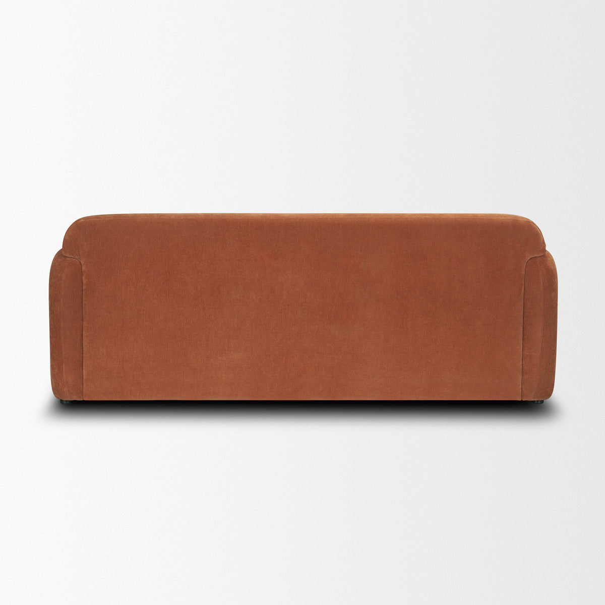 Saga sofa rust, back view