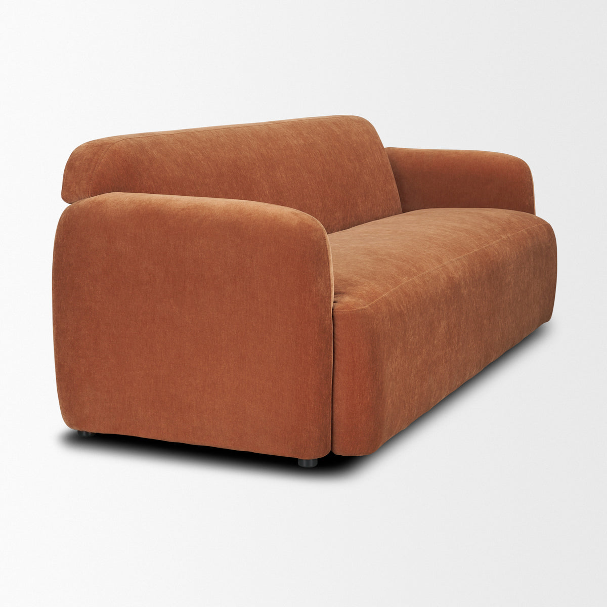 Saga sofa rust, fabric detail