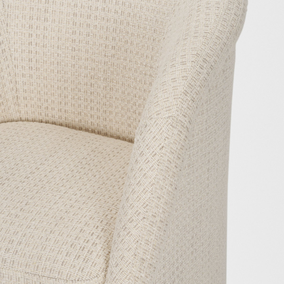 Curtis dining armchair, seat detail