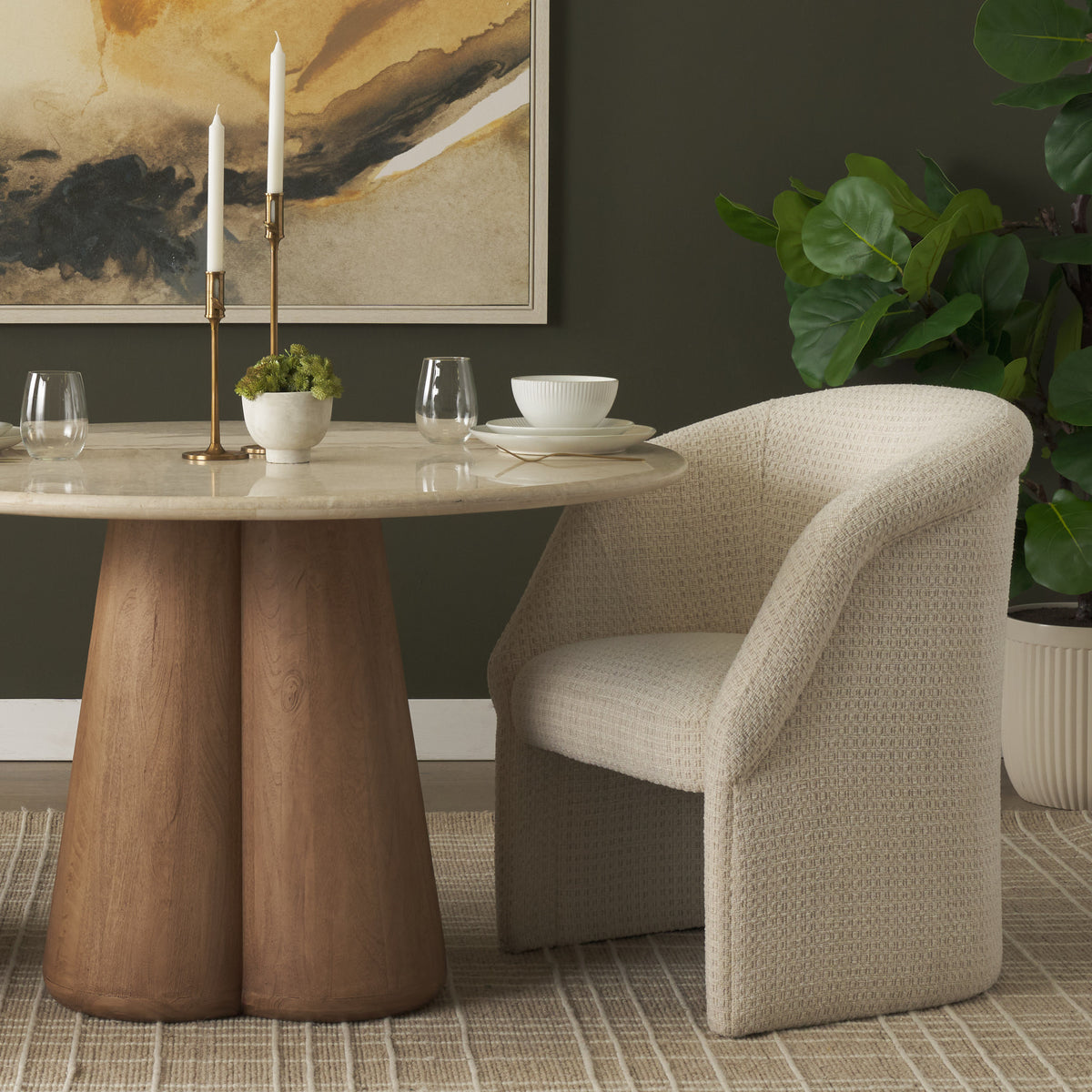 Curtis dining armchair lifestyle