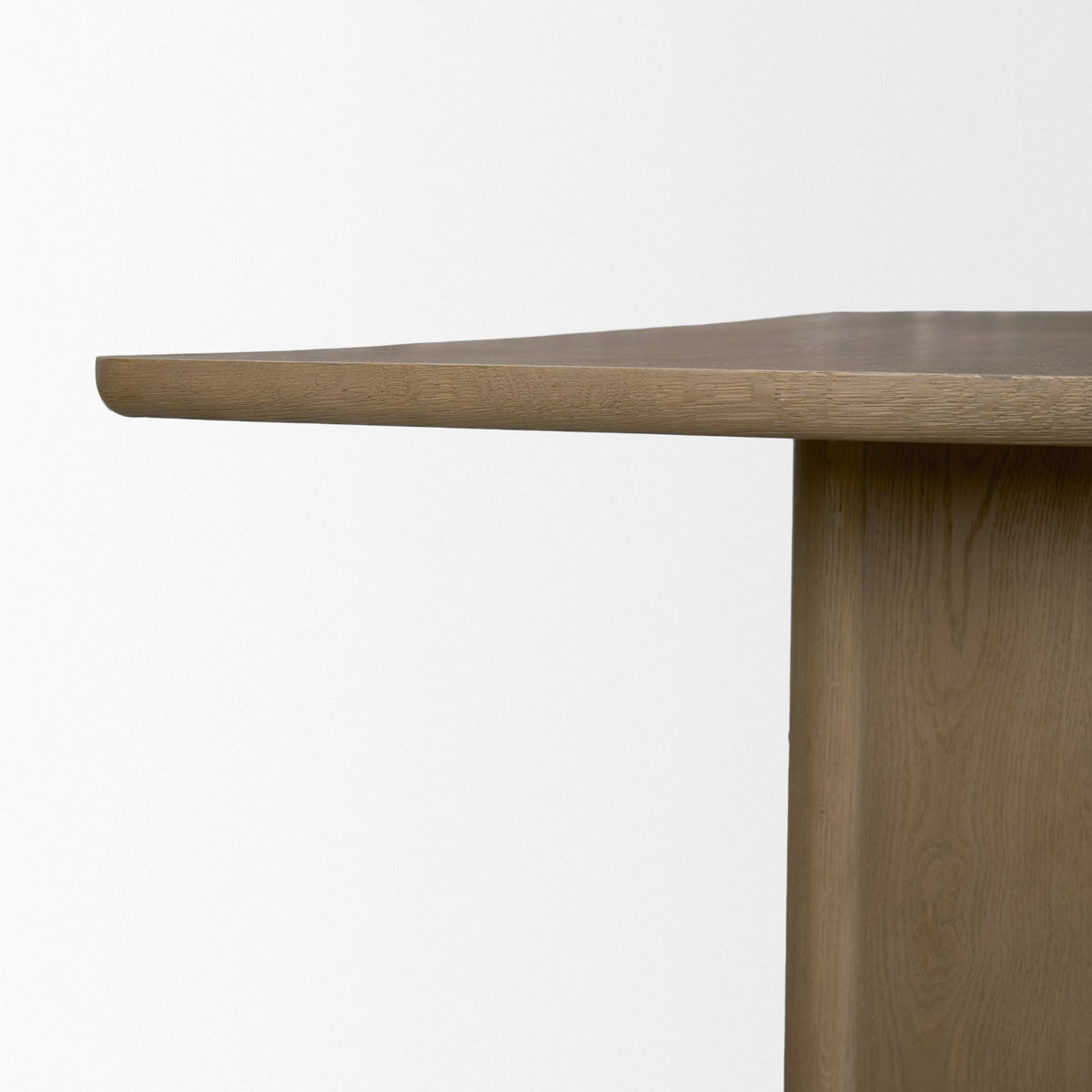 Alden dining table, top detail