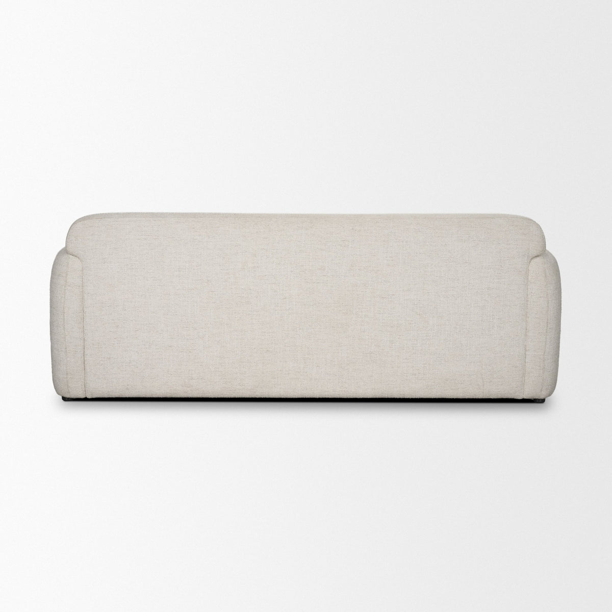 Saga sofa cream, back view