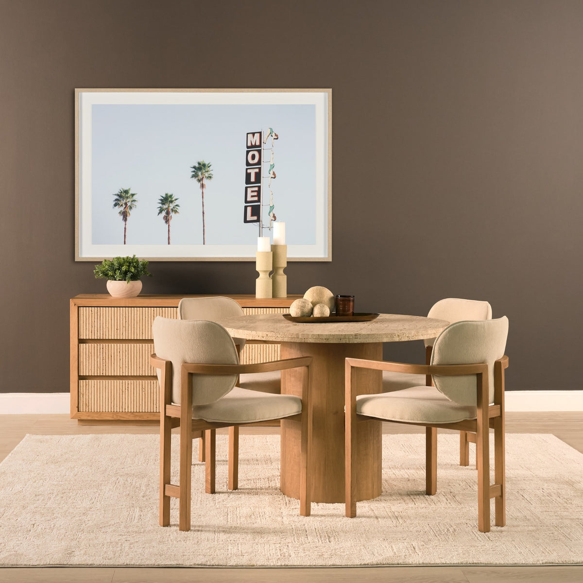 Carlisle Curved Back Dining Armchair