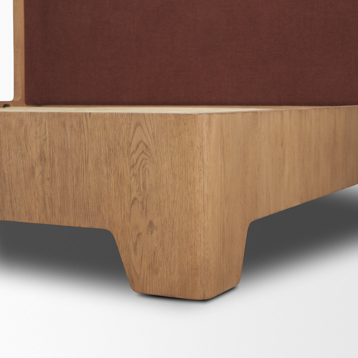 Holden Upholstered Bed with Shelter Headboard