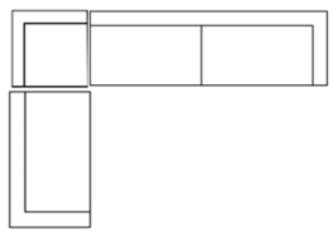 Warner Channel sectional dimensions