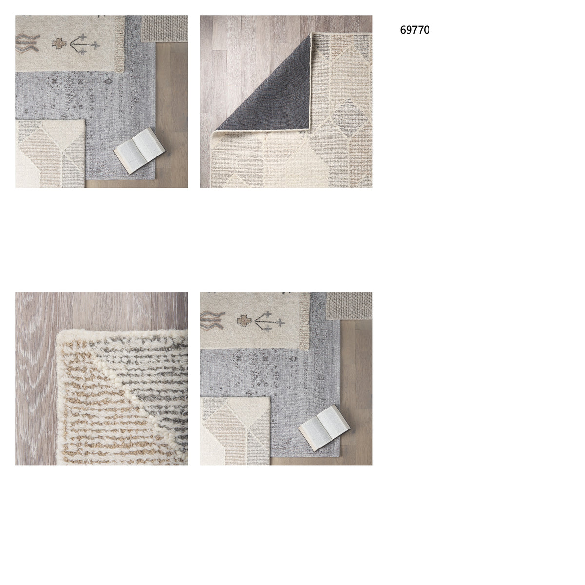 Kolt rug styled in a room