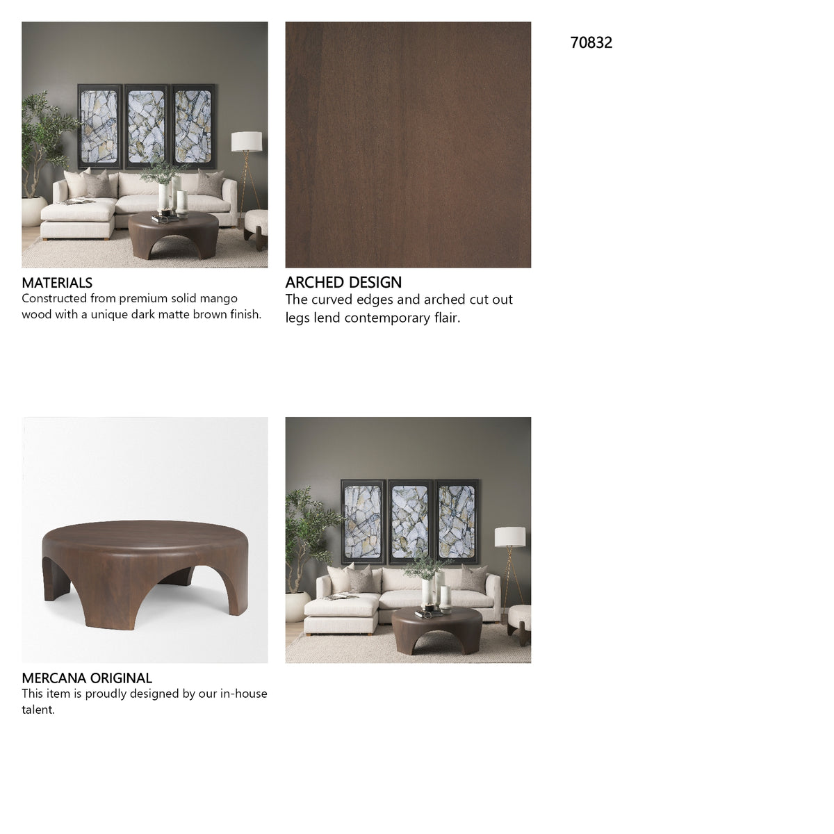 Shima Round Coffee Table
