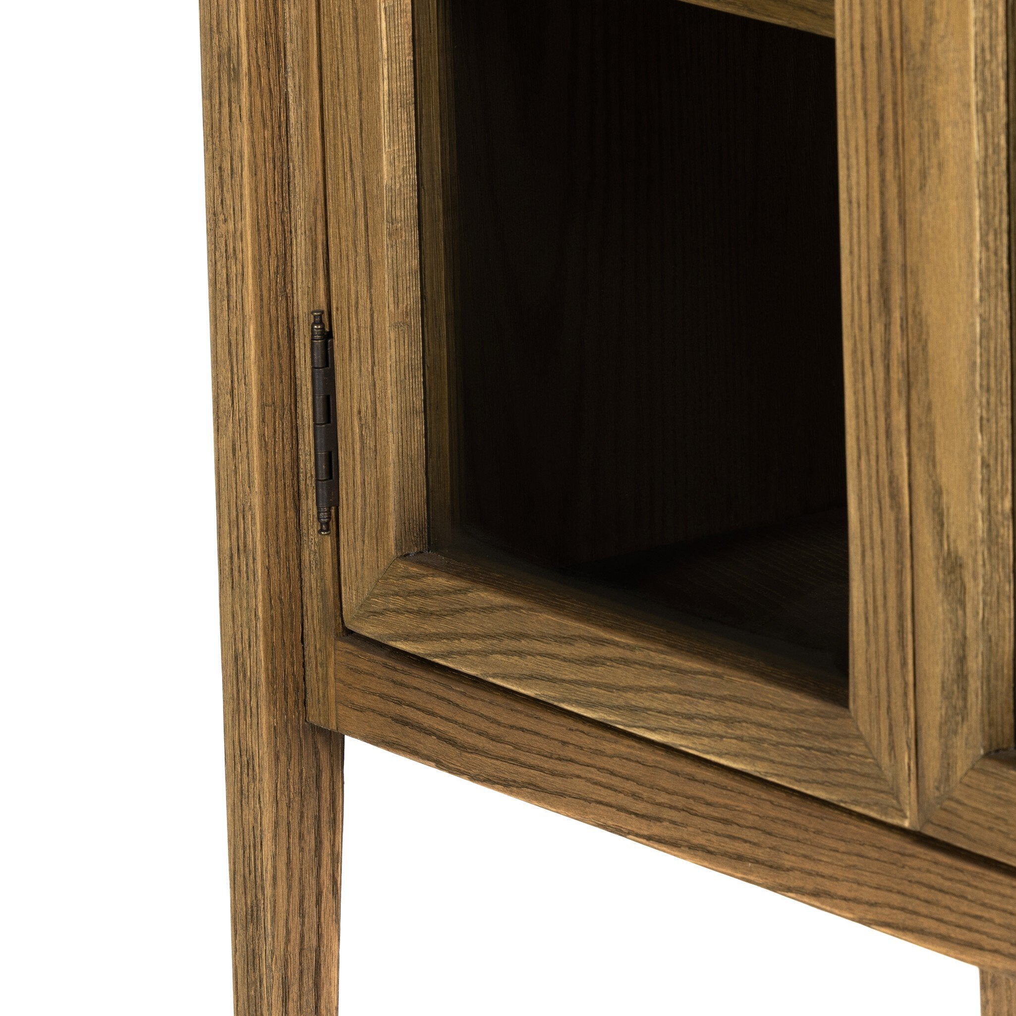 Tolle Cabinet in Drifted Oak — shelf detail