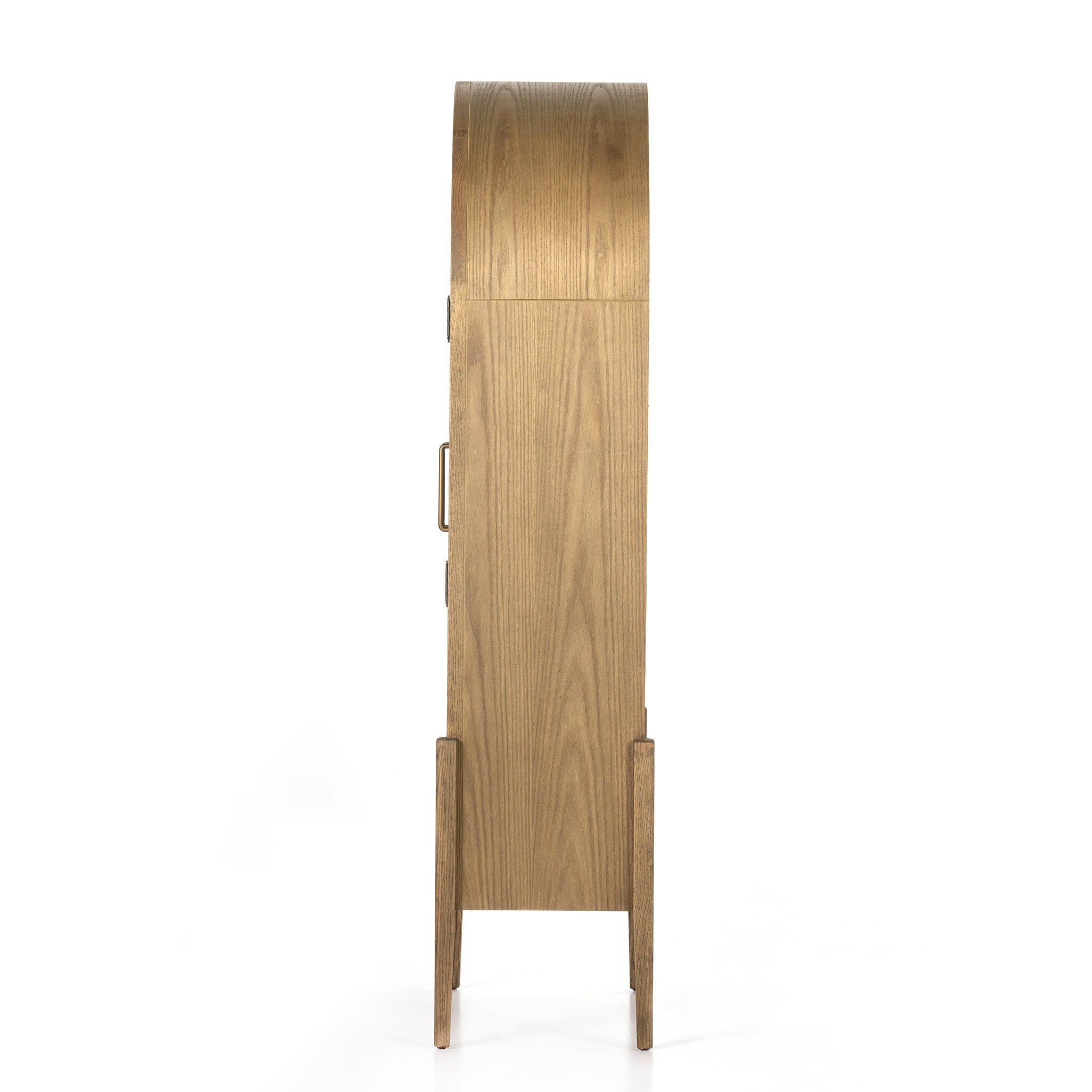 Tolle Cabinet in Drifted Oak — side profile