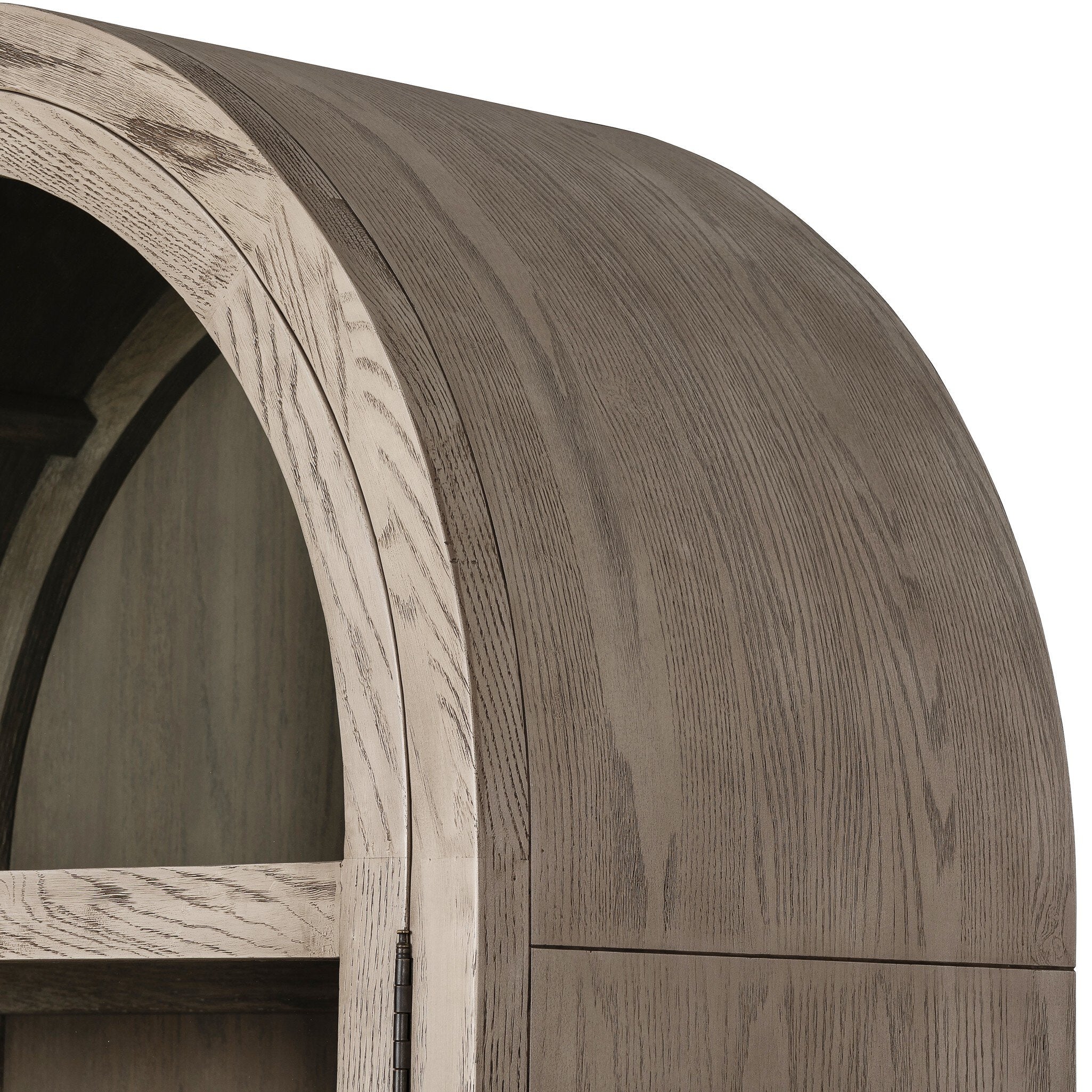 Tolle Cabinet in Warm Natural Oak — arch detail