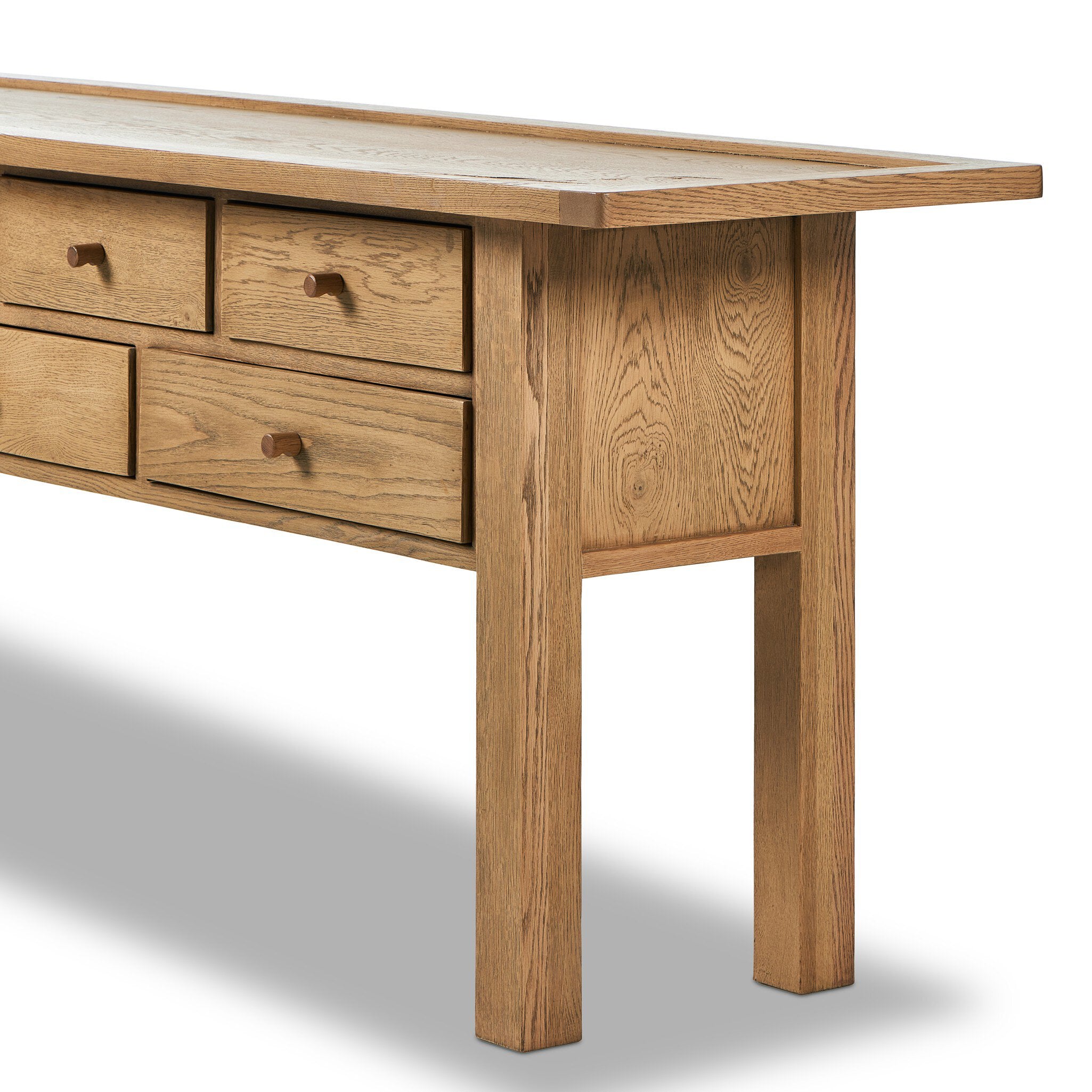 Millbrook Console Table — Natural Light Oak