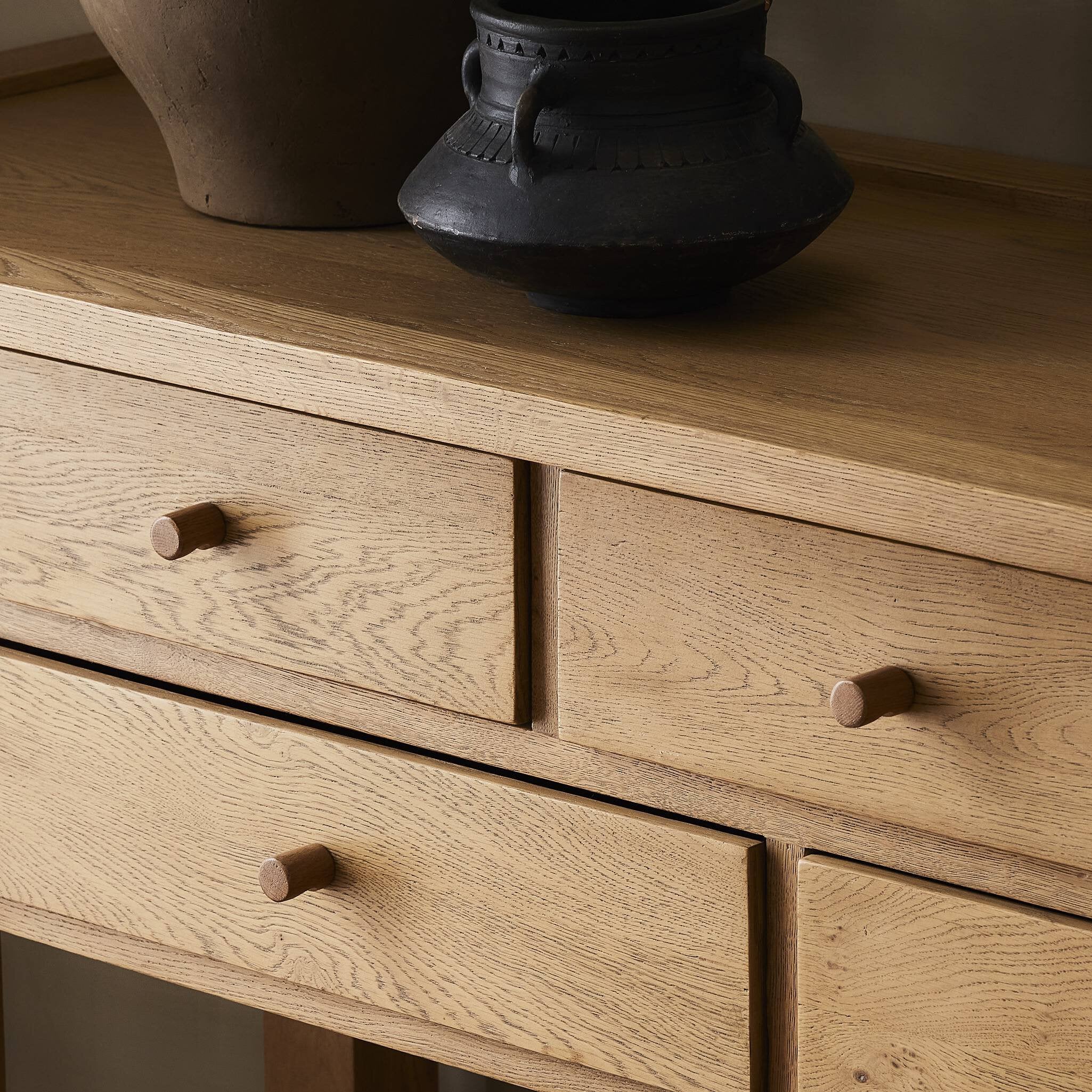 Millbrook Console Table — Natural Light Oak