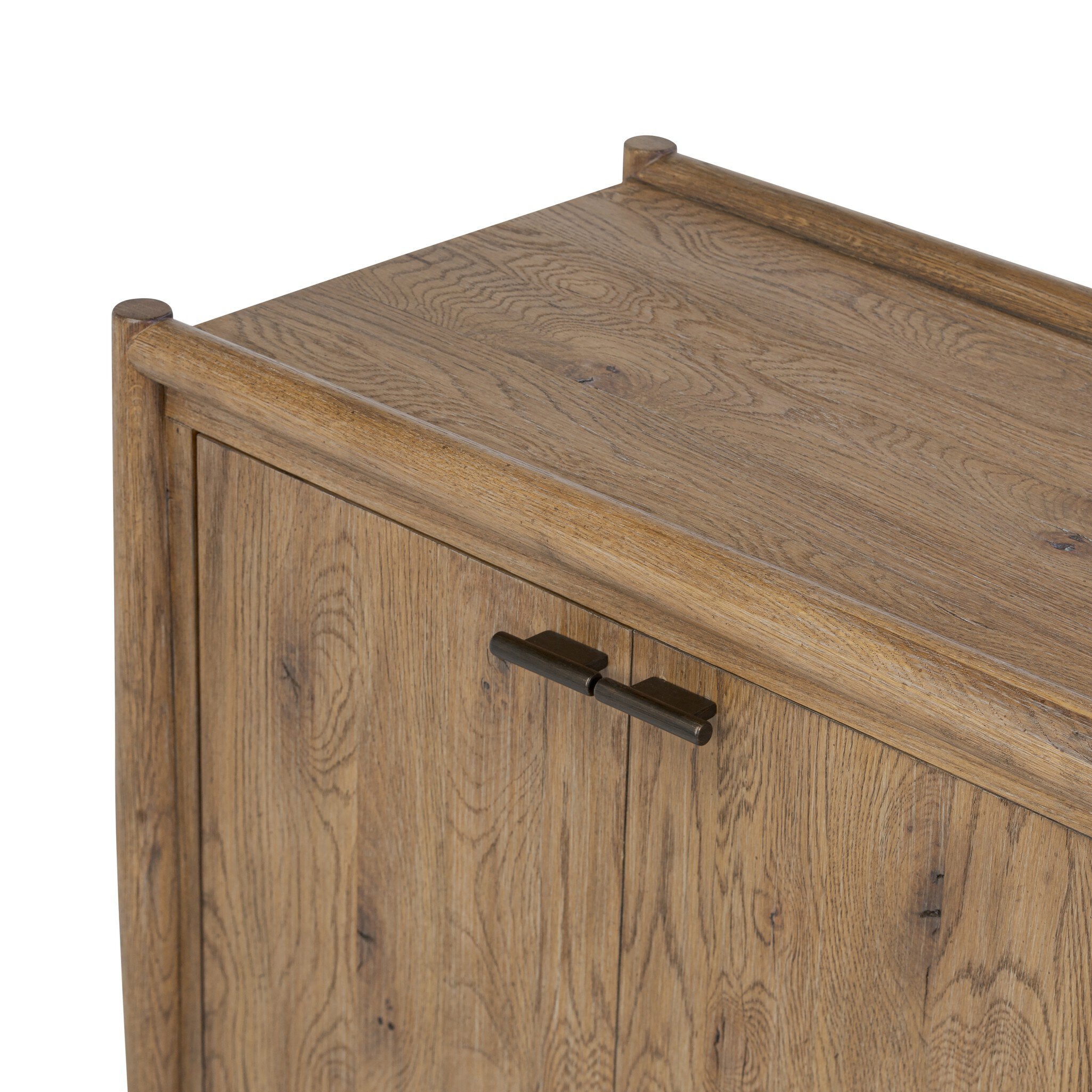 Glenview 4 Door Sideboard — Weathered Oak