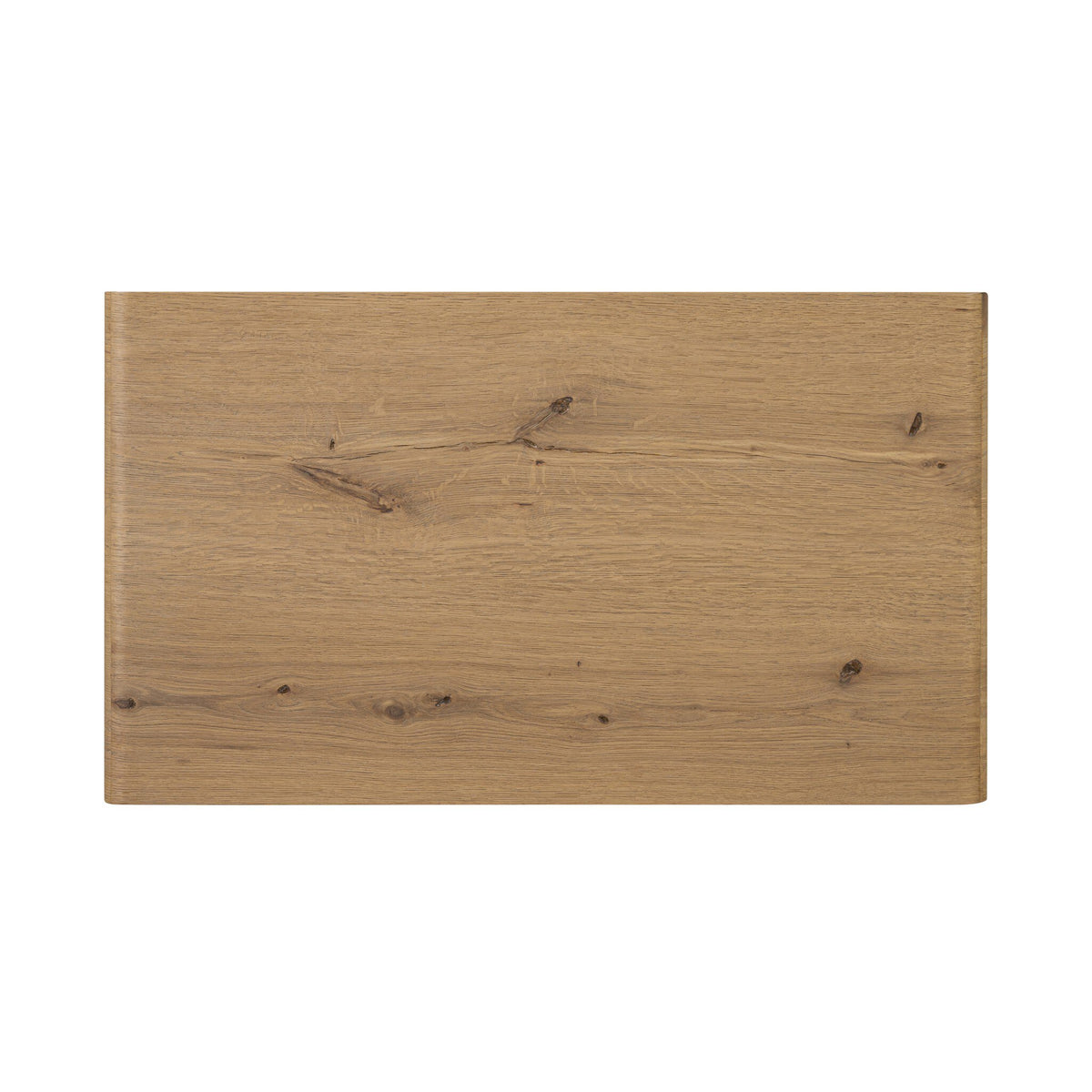 Overhead view of the Eden Nightstand oak veneer top