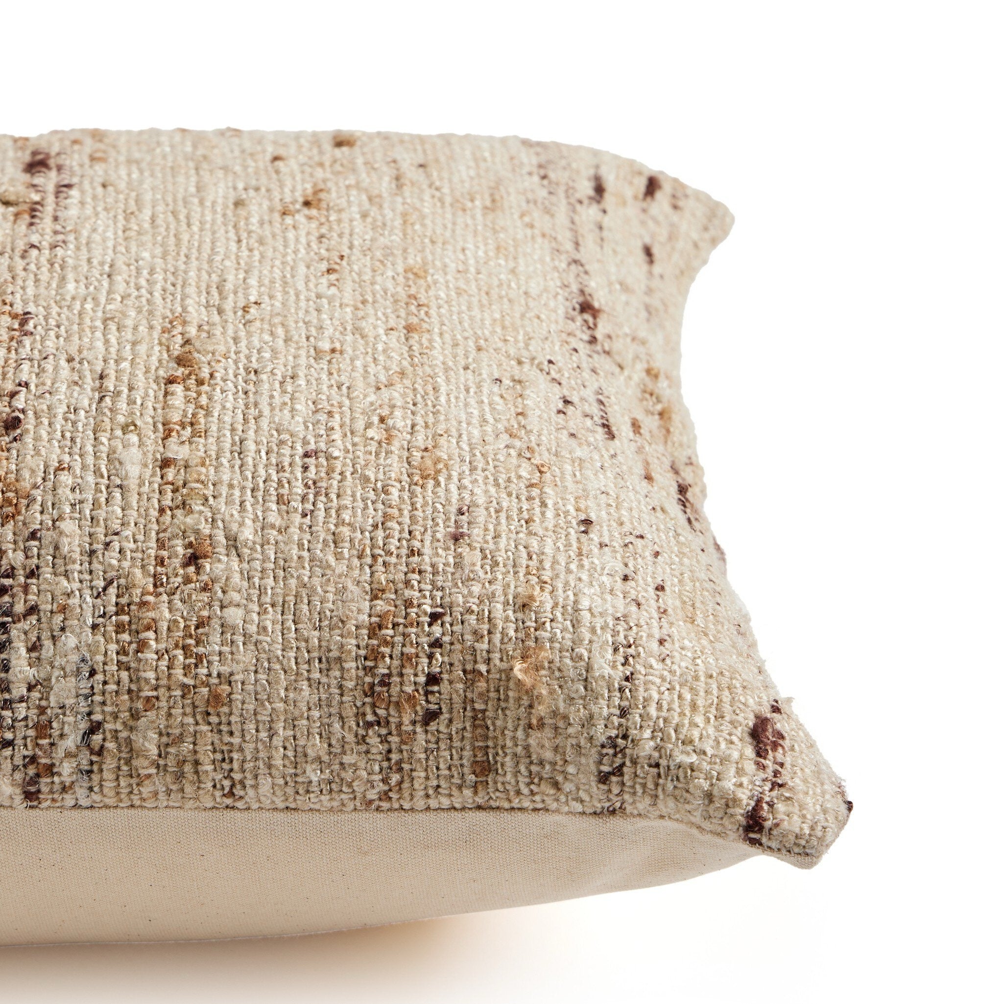 Pemberley Pillow – Beige Woven