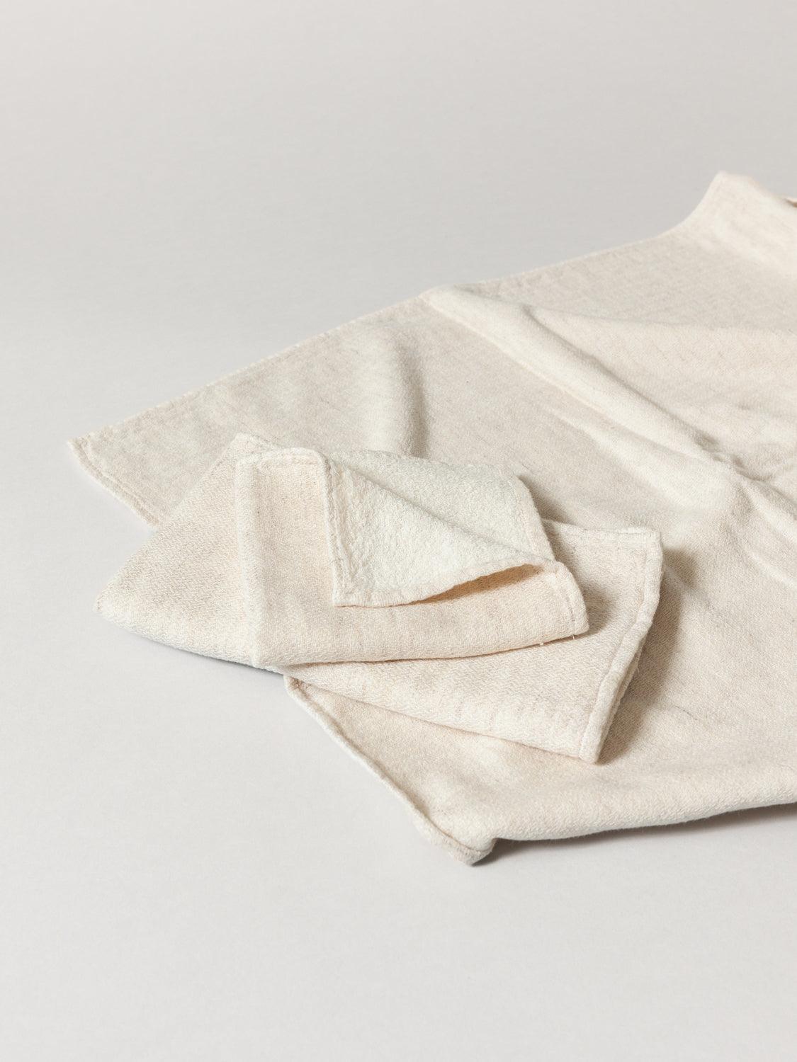 Kontex Claire Towel, Almond Powder - folded