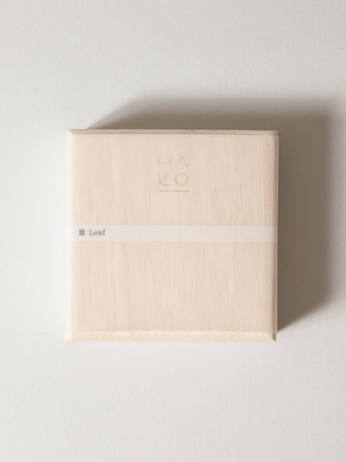 HA KO Wooden Box Set of 6 - leaves and dish