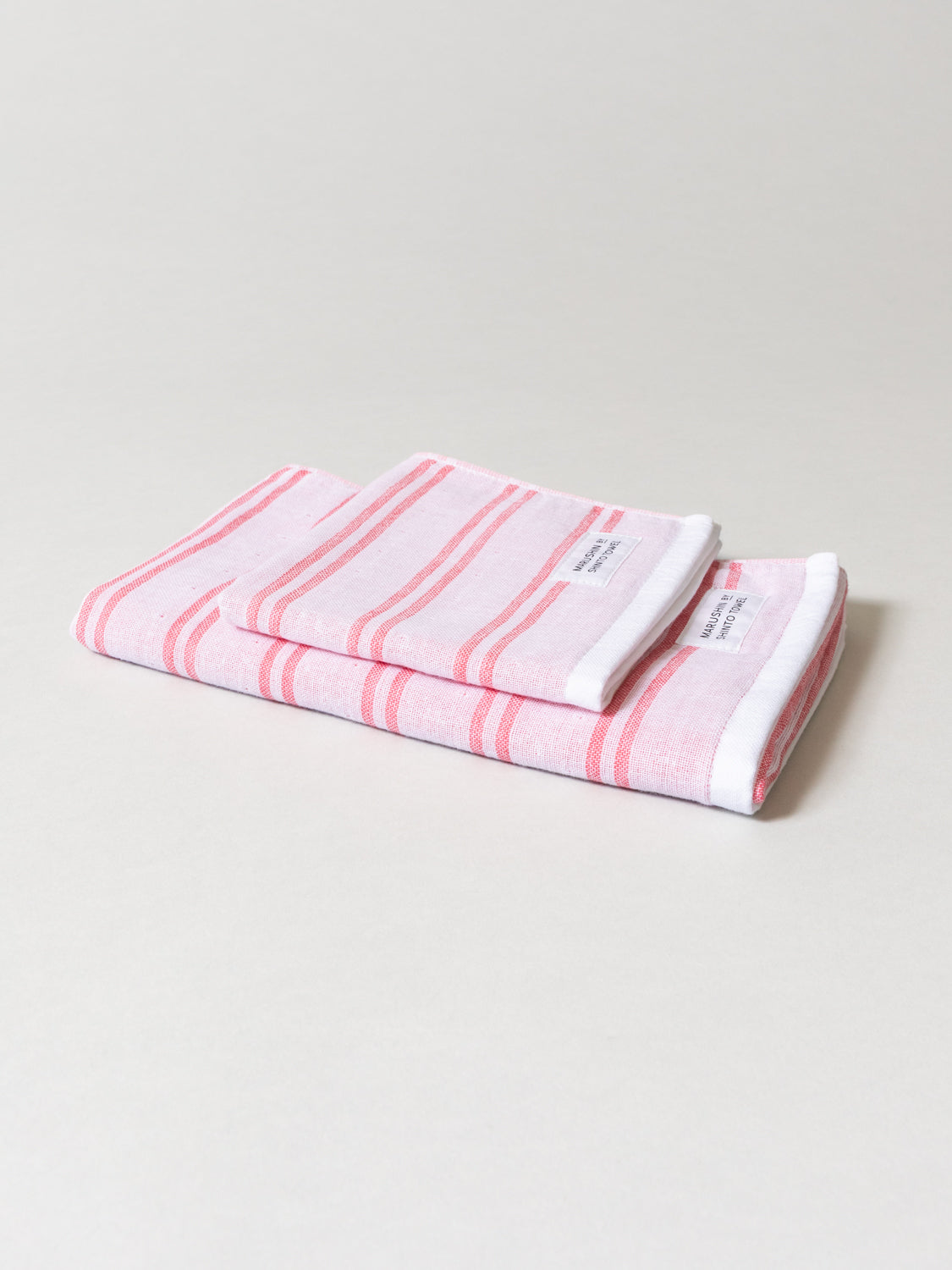 Shinto Shima Stripe Towel A - Red