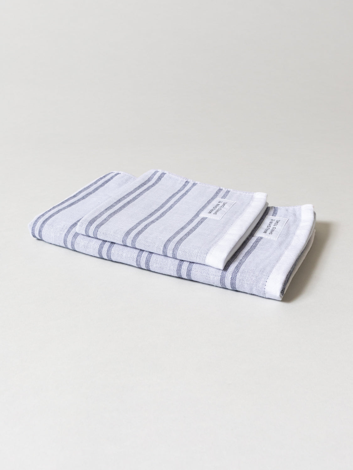 Shinto Shima Stripe Towel A - Shadow