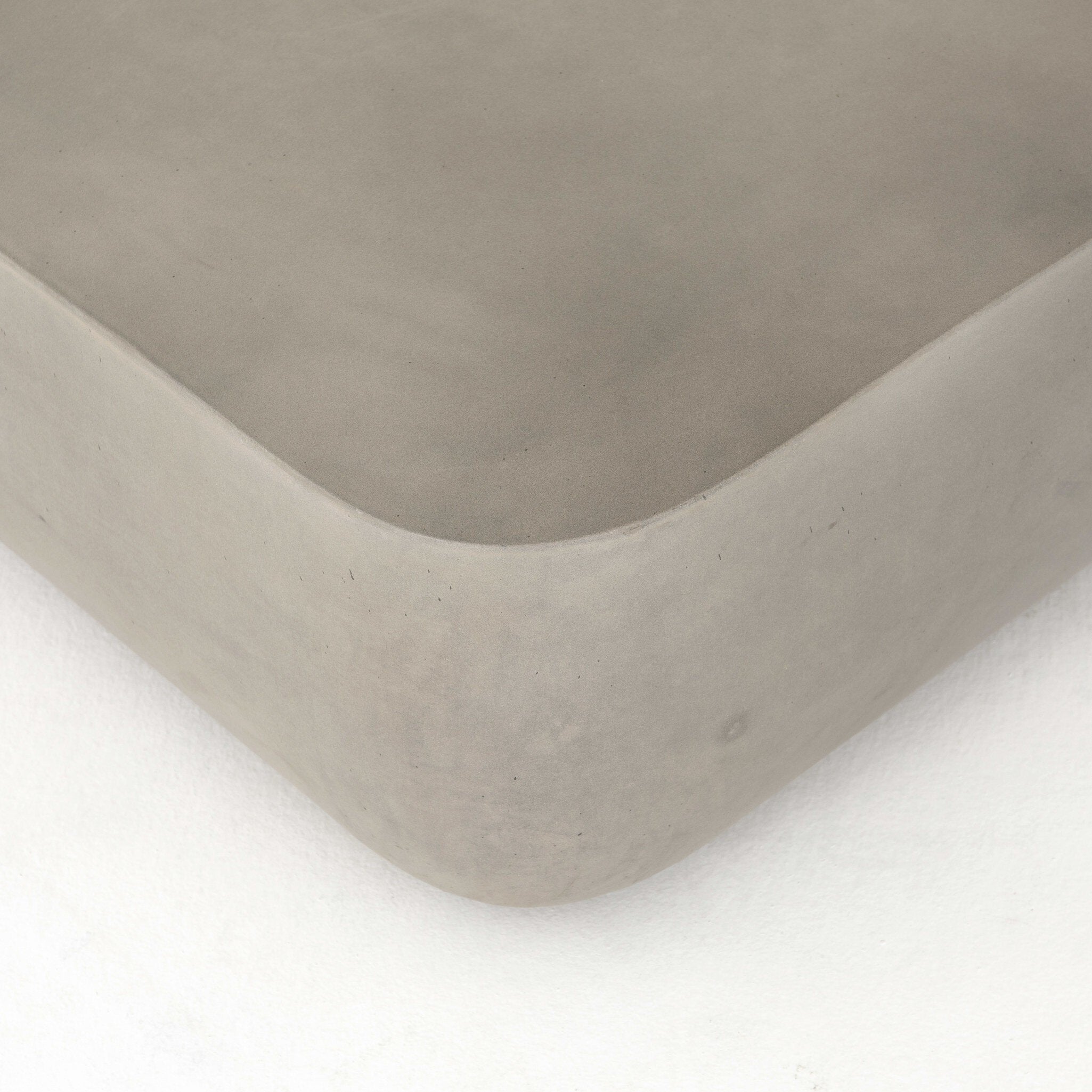 Ivan Square Coffee Table — Grey Concrete