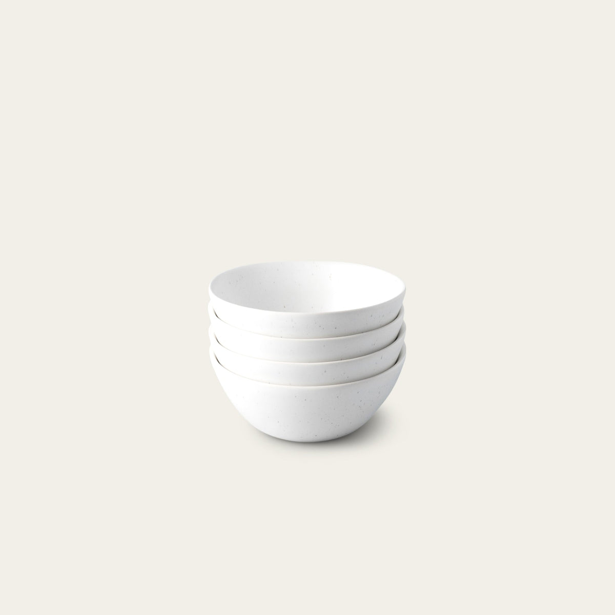 Fable Dessert Bowls set of 4 in Speckled White