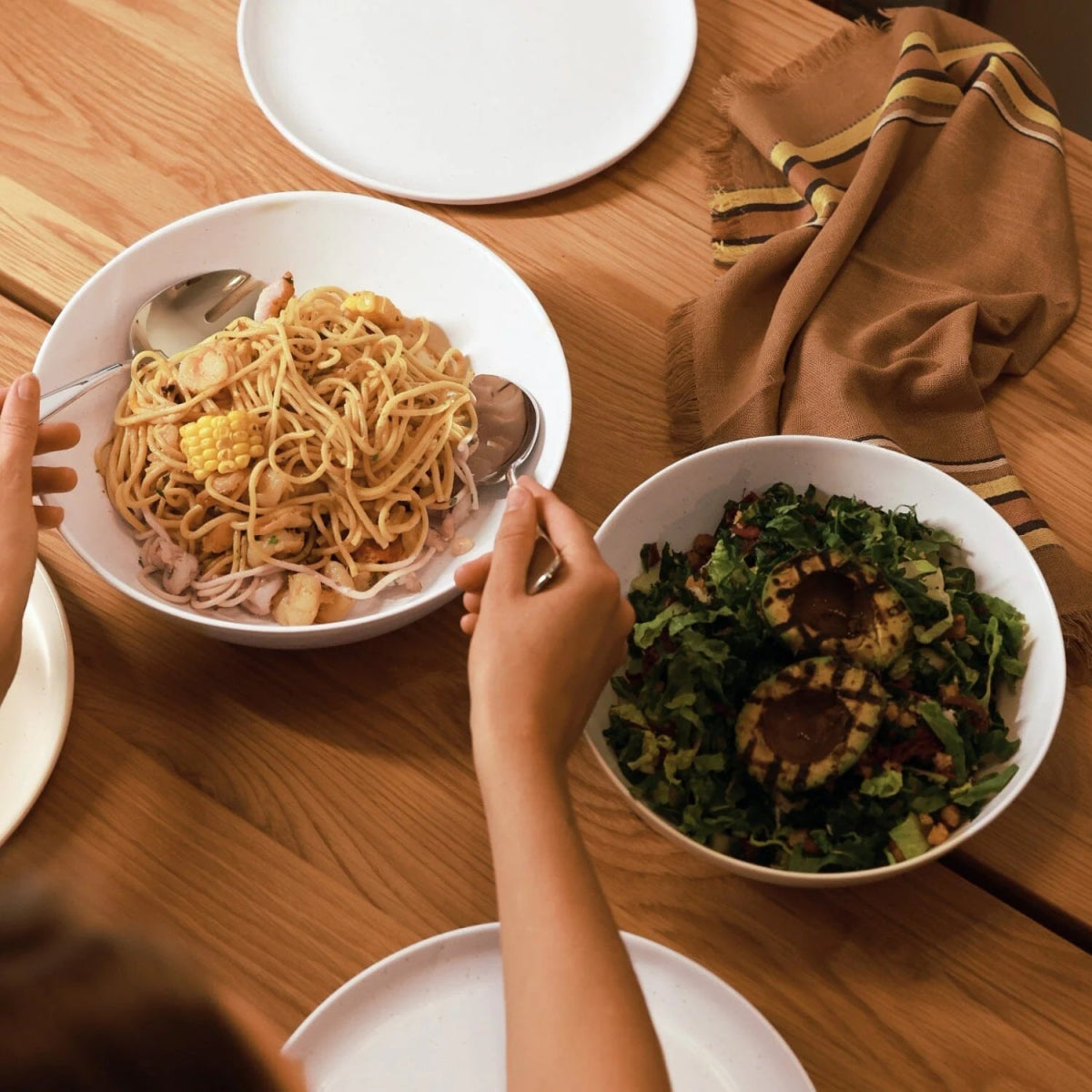 Fable Low Serving Bowls - Earthloom