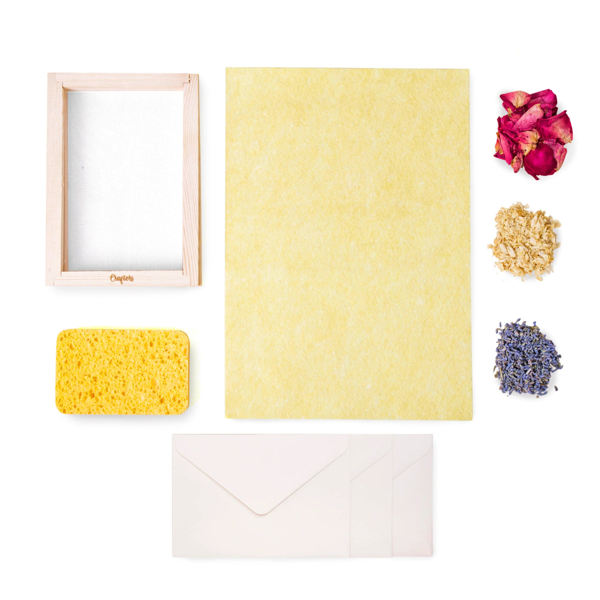 Kikkerland Crafters Flower Paper Kit - Earthloom