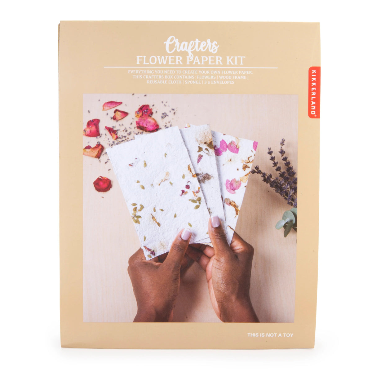 Kikkerland Crafters Flower Paper Kit - Earthloom
