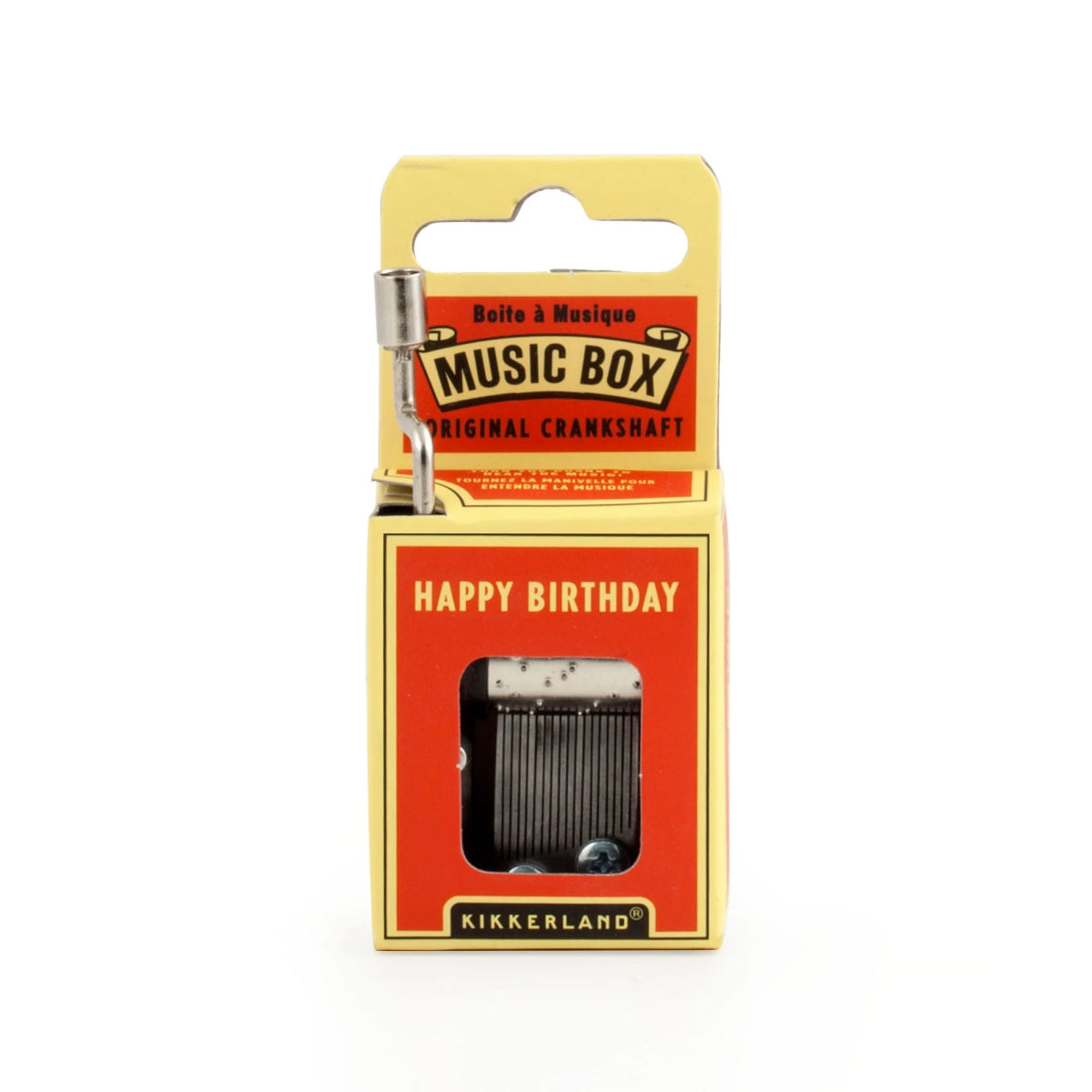 Kikkerland Happy Birthday Music Box - Earthloom