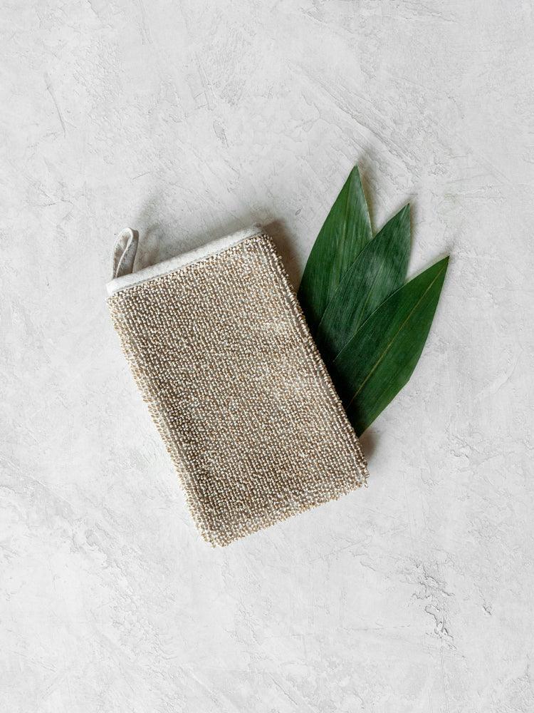 Sasawashi Deep Exfoliating Body Scrub Mitt - Earthloom