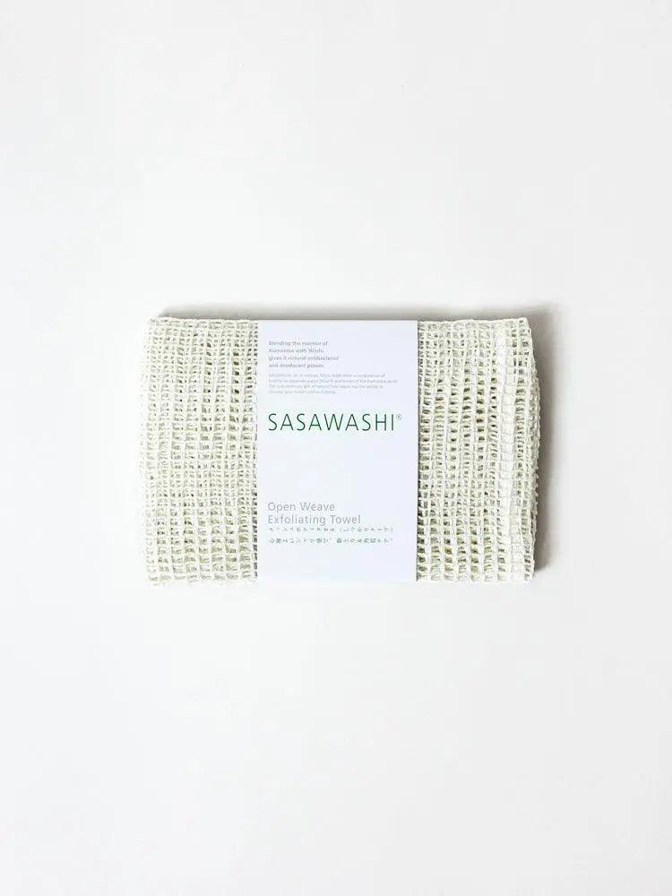 Sasawashi Open Weave Exfoliating Towel - EarthLoom