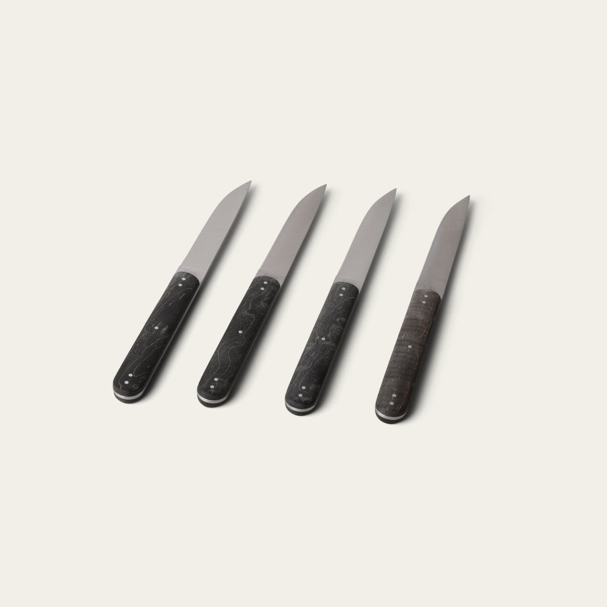 Fable Steak Knives set of 4 with black handles