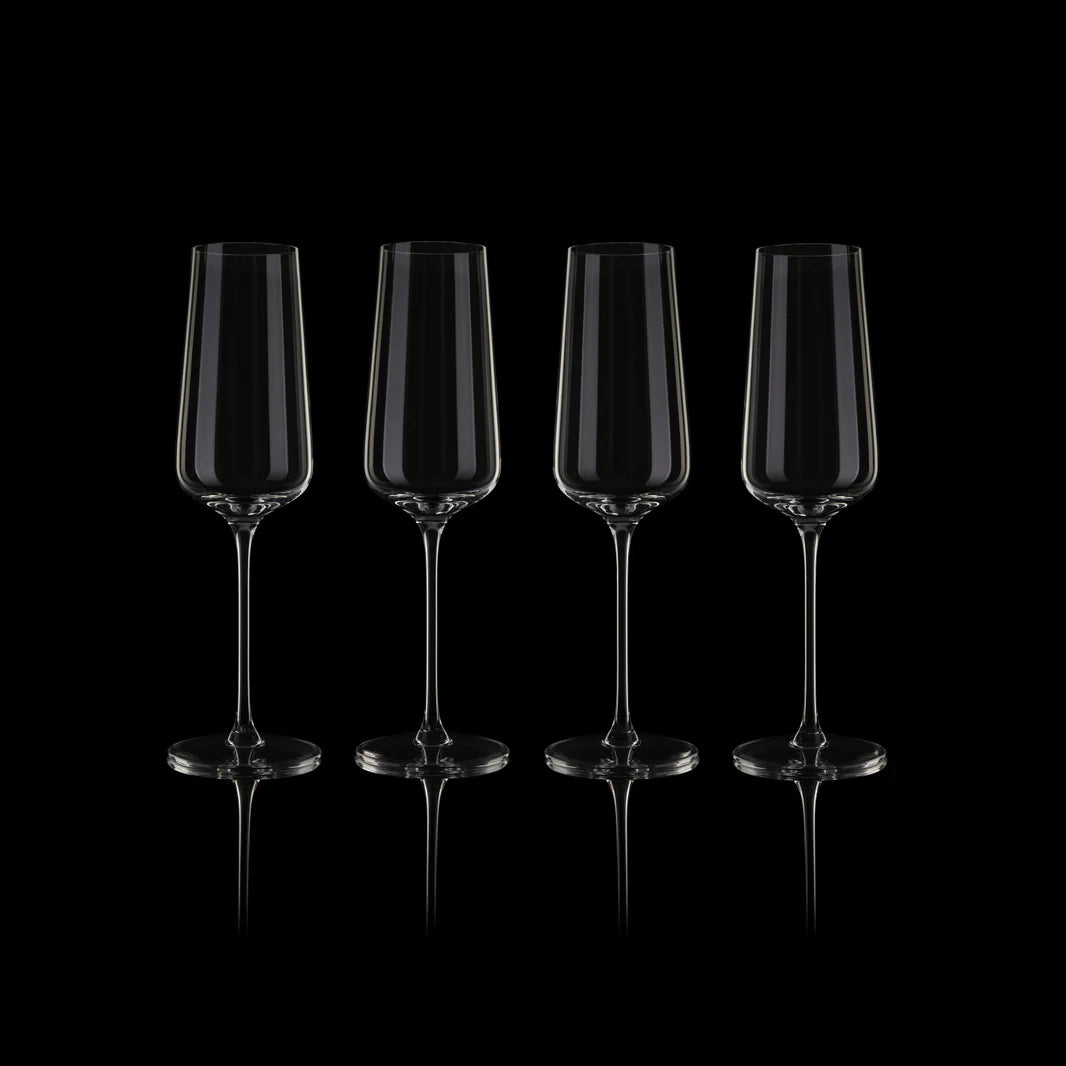 Fable Flute Glasses (Set of 4)